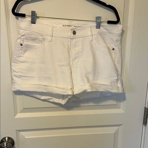 Old Navy Women's Cream Jean Shorts